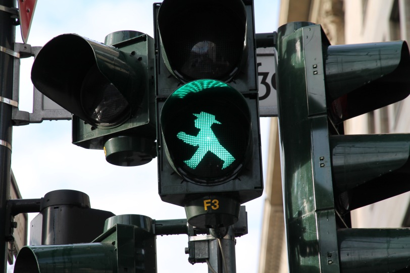 Ampelmann, Berlin's famous pedestrian signal.
