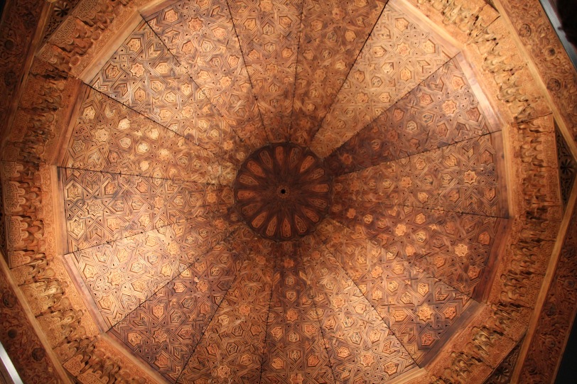 Original ceiling from the Torre de las Damas (Alhambra).